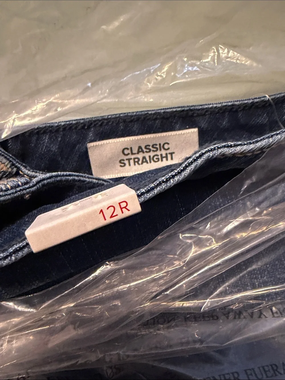 torrid Dark Blue Straight Leg Jeans 12r